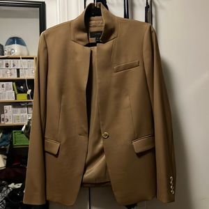 J Crew Blazer fitted wool in camel
